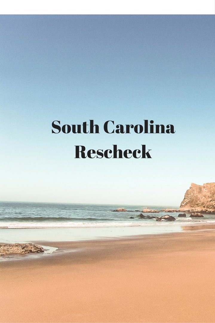 South Carolina Rescheck