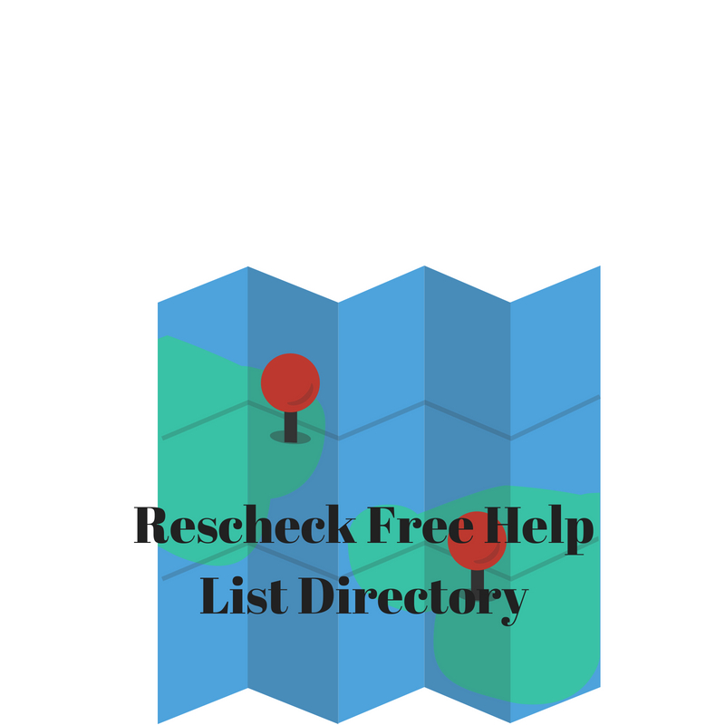 Updated Rescheck, Manual J, Manual S, Comcheck Project List