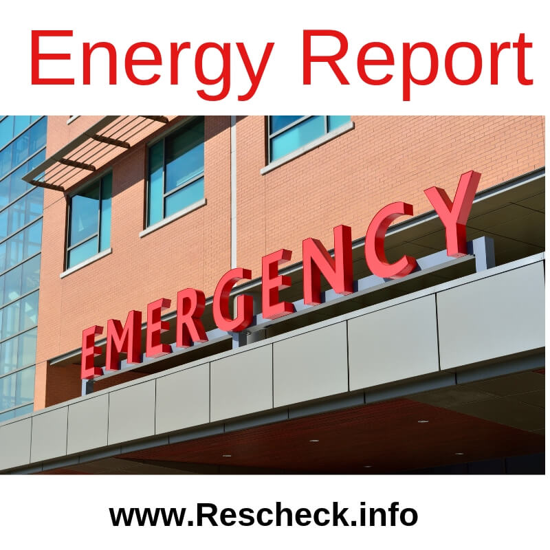 Energy Report Emergency Room