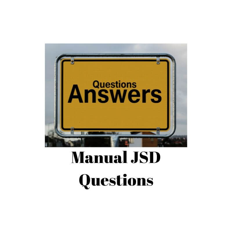 Manual JSD Questions FAQ DIY FREE SOFTWARE Excel