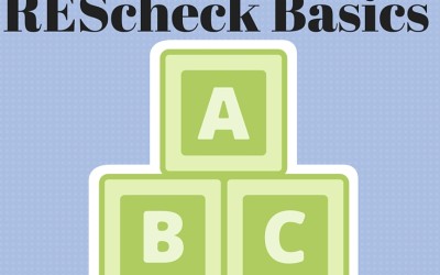 REScheck Basics