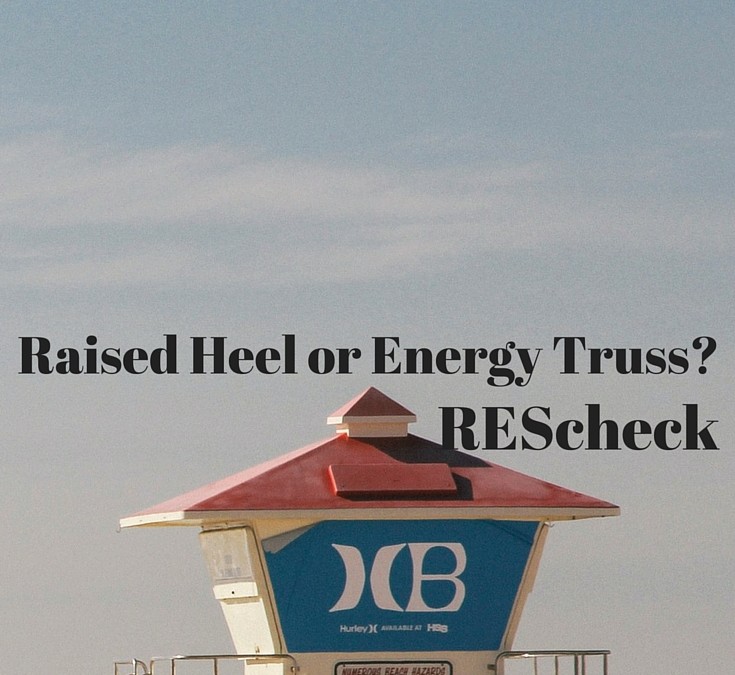 What is a Energy Truss in REScheck?
