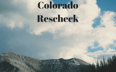 Colorado Rescheck