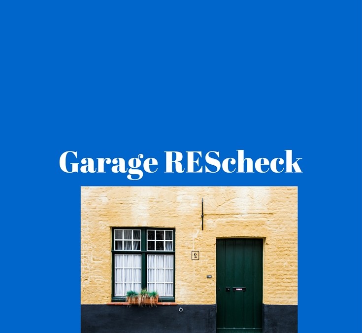 Garage REScheck