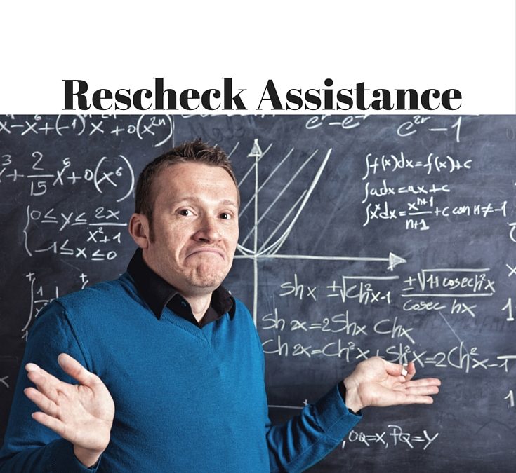 Free rescheck help, res check help, free res check, rescheck helpling