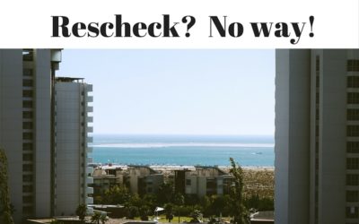 They Don’t do Reschecks