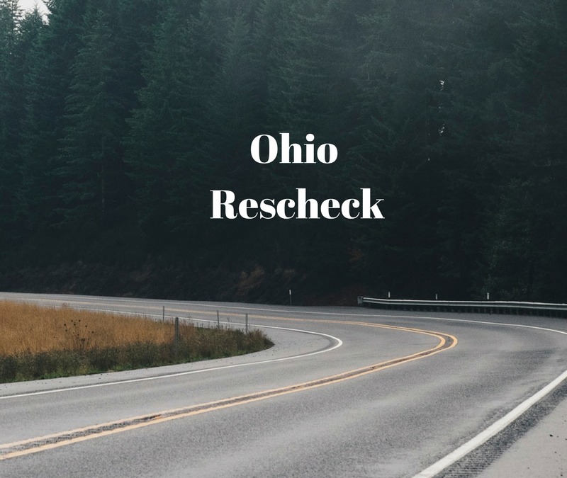 Ohio Rescheck and ohio energy code