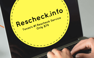 The Texas Switch to IECC 2015 for Reschecks