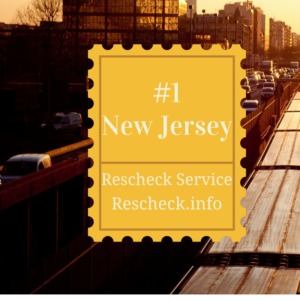 Rescheck Service for New Jersey