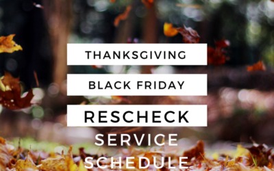 Thanksgiving Rescheck, Black Friday Rescheck