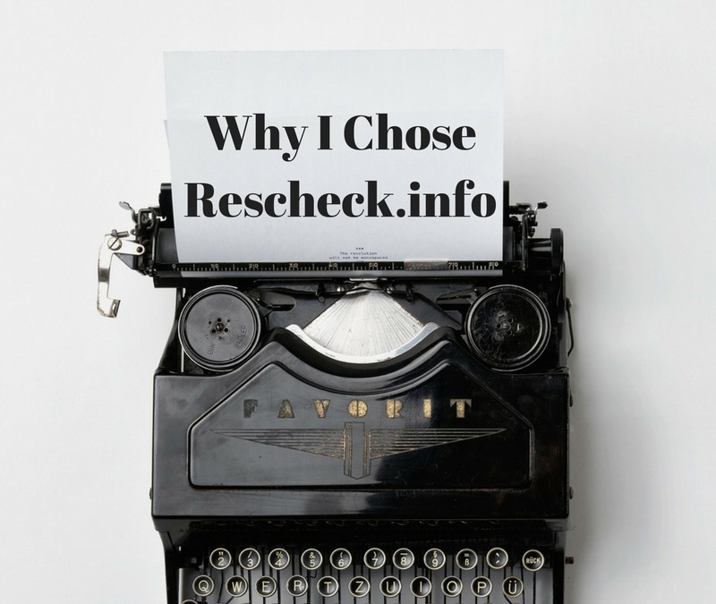 Why you should let us handle your Rescheck