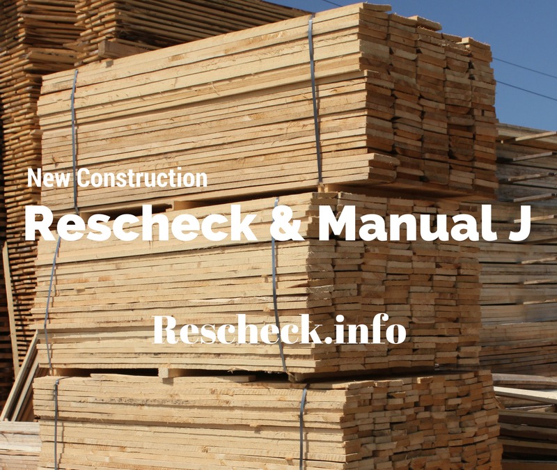 Ohio Rescheck, Texas Rescheck, New Jersey Rescheck, New Hampshire Manual J, Utah Rescheck