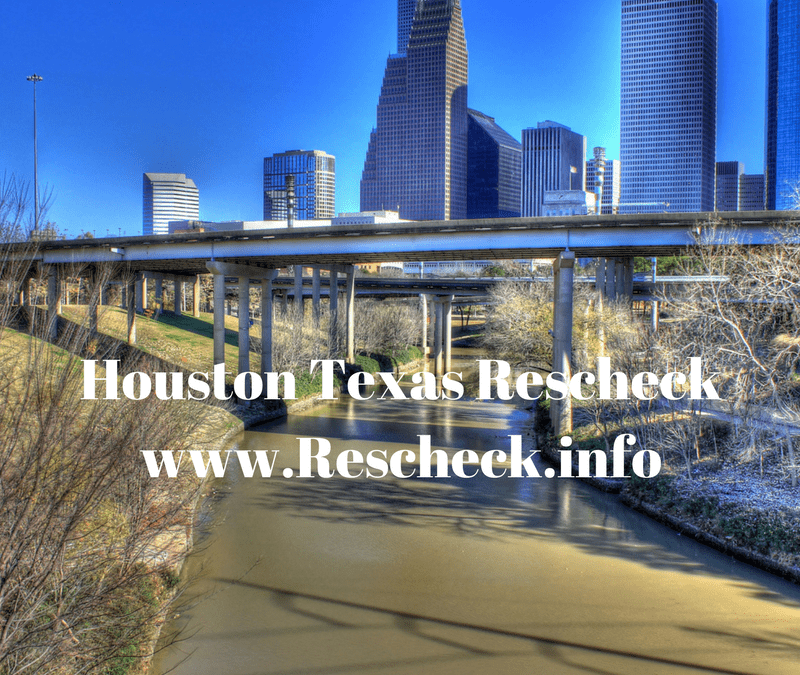 Houston Texas Rescheck and Manual J