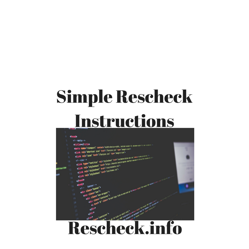 Rescheck Explanation in The Most Simple Terms