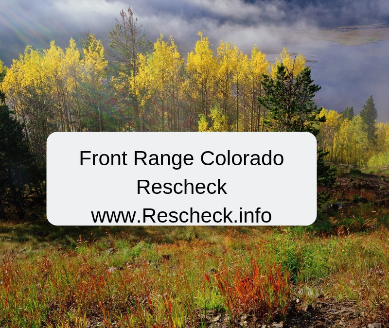Front Range Colorado Rescheck