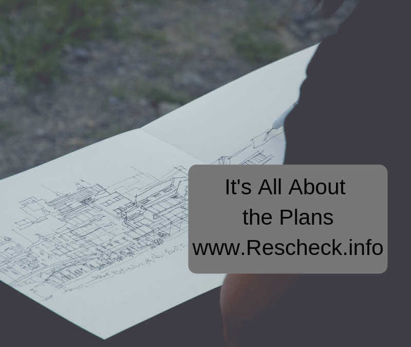 Rescheck plans, manual j heat loss plans, manual s equipment sizing plans, manual d duct sizing plans
