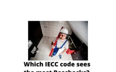 Which IECC code sees the most Reschecks?