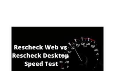 Rescheck Web Vs. Rescheck Desktop Speed Test