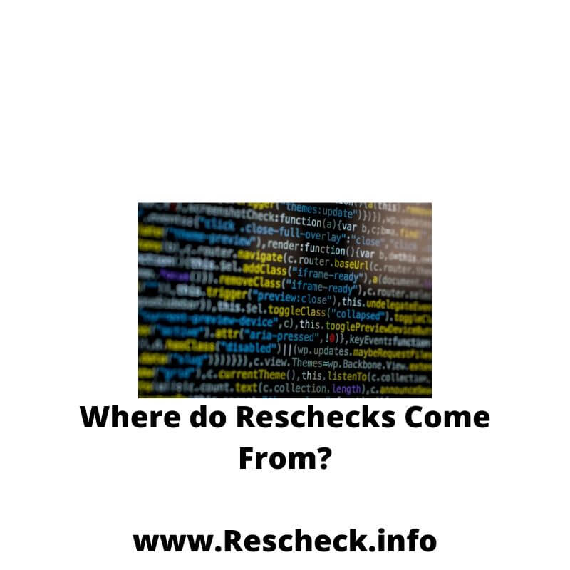 Where do Reschecks Come From? 