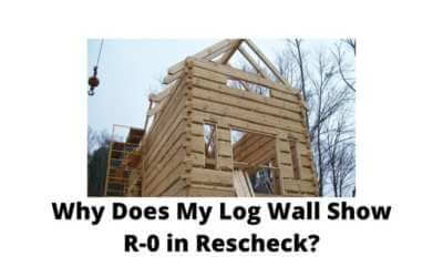 Why Does My Log Wall Show R-0 in Rescheck?