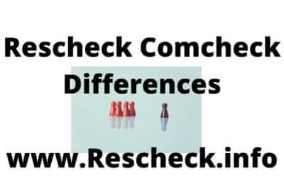 Features on Comcheck that are Absent from Rescheck