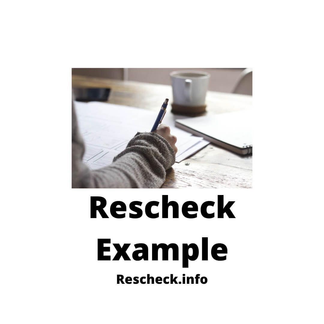 Rescheck Sample, Rescheck Example