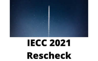 Residential Energy Savings from IECC 2021 Rescheck Shocking
