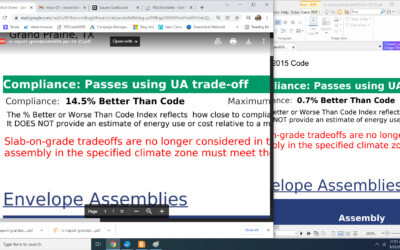 IECC 2015 Rescheck vs IECC 2021 Rescheck