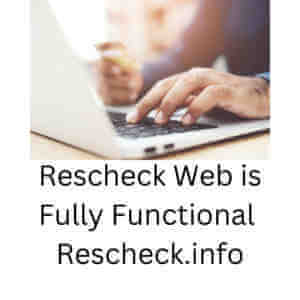 Person using Rescheck Web on laptop