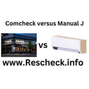 Restaurant Comcheck and Ductless Unit Manual J