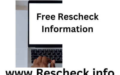 Free Rescheck Information