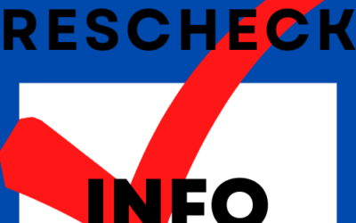 When is a Rescheck Report Required?