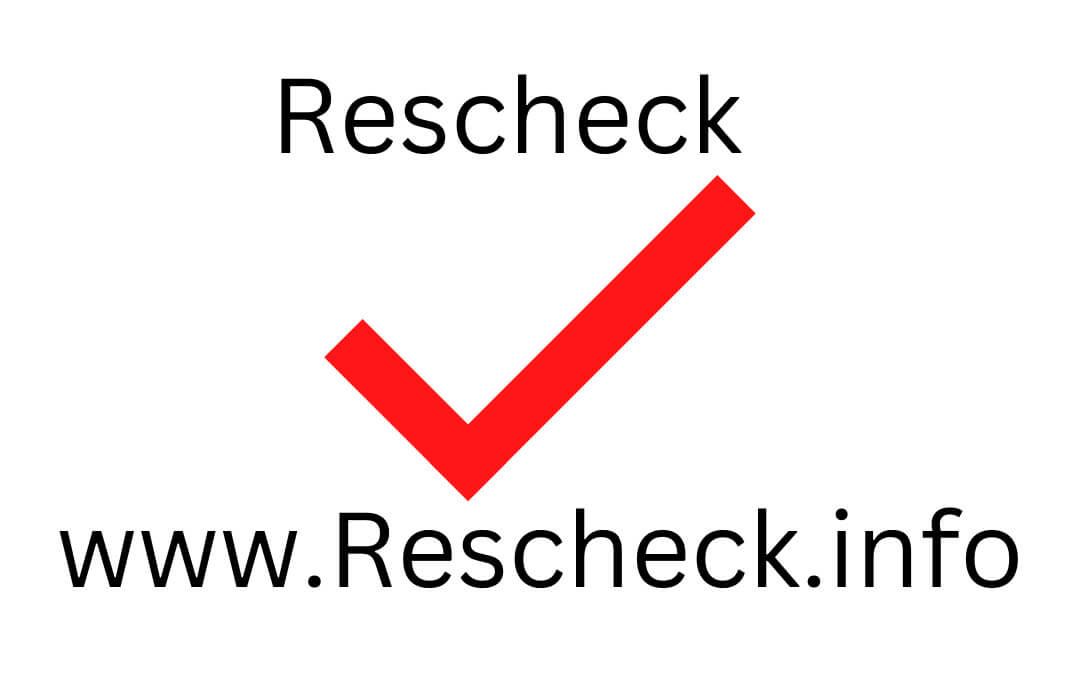 Rescheck and red Rescheck.info pass check
