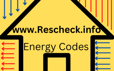 Heat gain and loss on home and Rescheck.info energy codes
