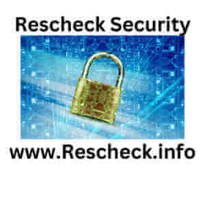 Rescheck Security lock on Rescheck web