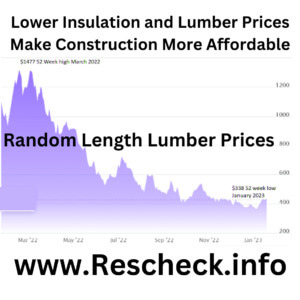 Rescheck Insulation prices Rescheck lumber prices