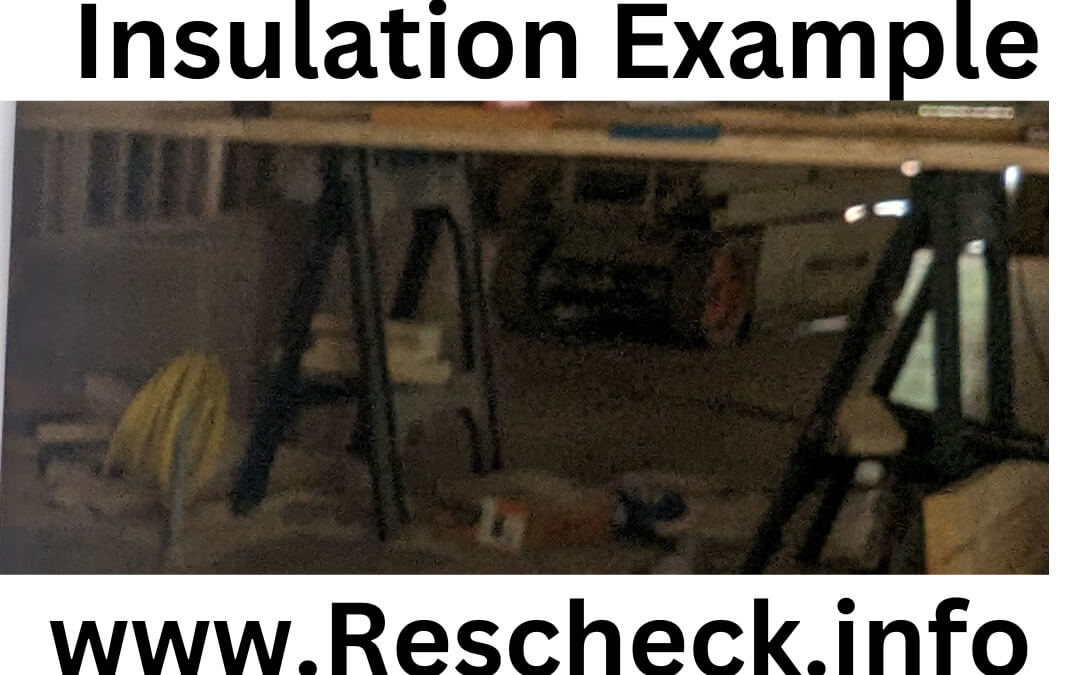 Rescheck Slab Insulation Example