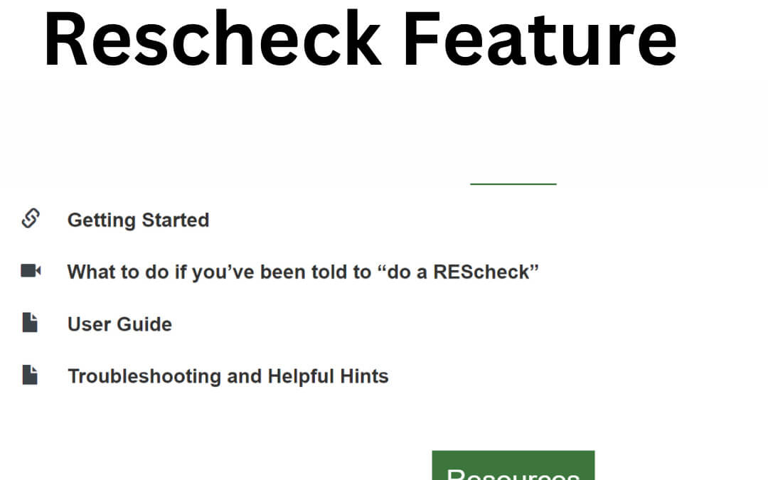 Do A Rescheck Web Feature