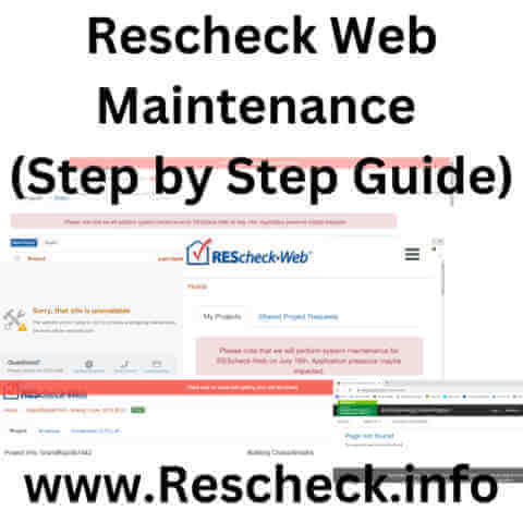 Rescheck Web Maintenance (Step by Step Guide) | $79 REScheck, Manual J ...