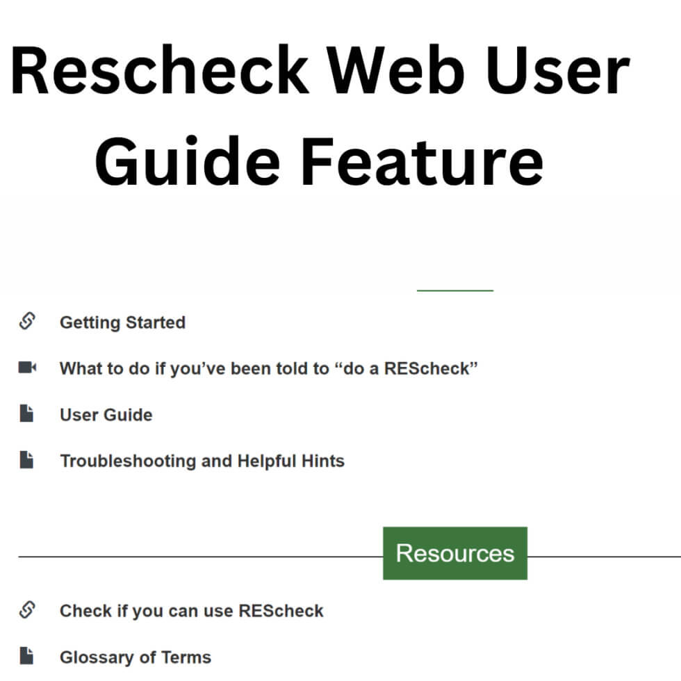 Rescheck Web User Guide Feature | $79 REScheck, Manual J, Manual S. $99 ...