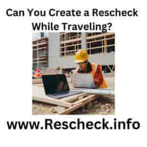 Can You Create a Rescheck While Traveling?