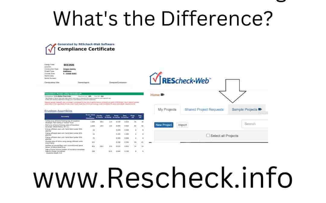 Rescheck vs. HERS Rating: What's the Difference?