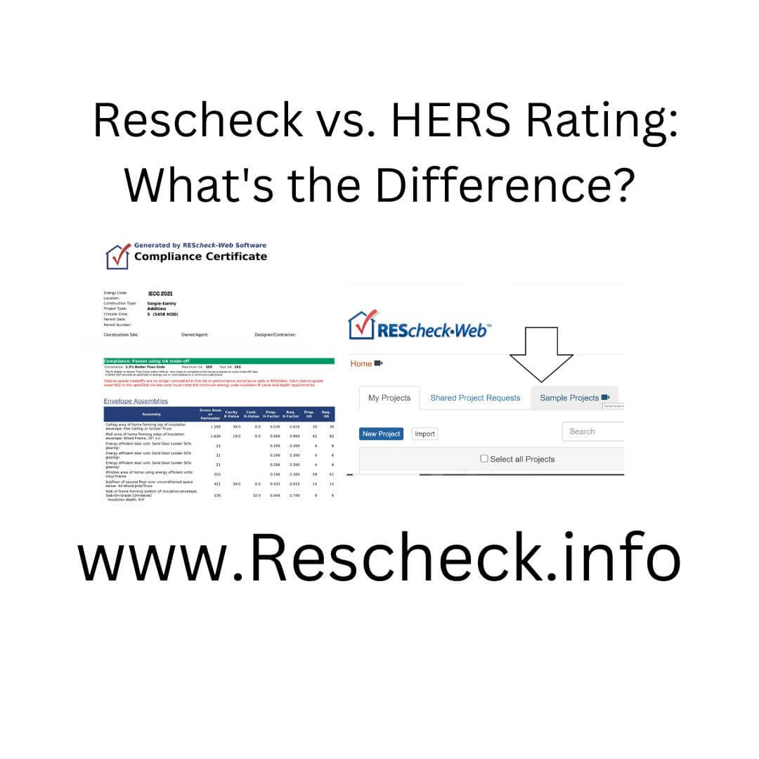  Rescheck vs. HERS Rating: What's the Difference?