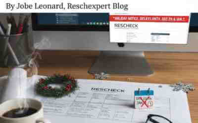 Plan Now for the REScheck Help Desk Holiday Schedule