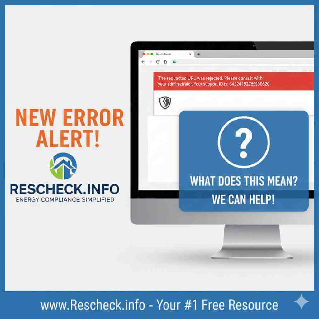 Rescheck Web New Error Message Explained