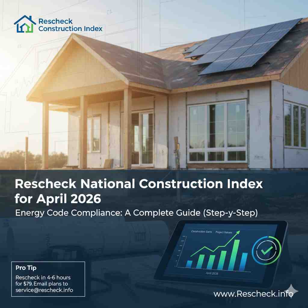 Rescheck National Construction Index for April 2026