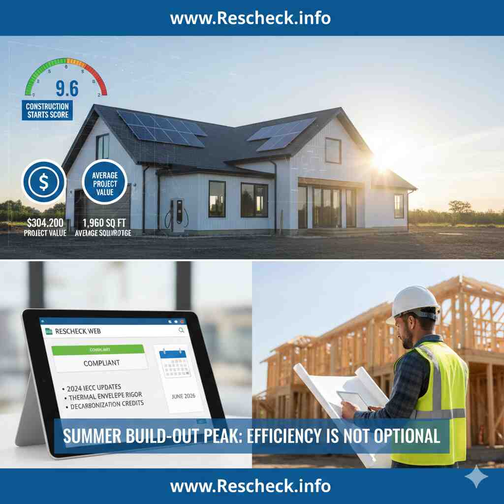 Rescheck National Construction Index for June 2026
