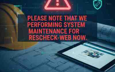 New Rescheck Web Red Help Message