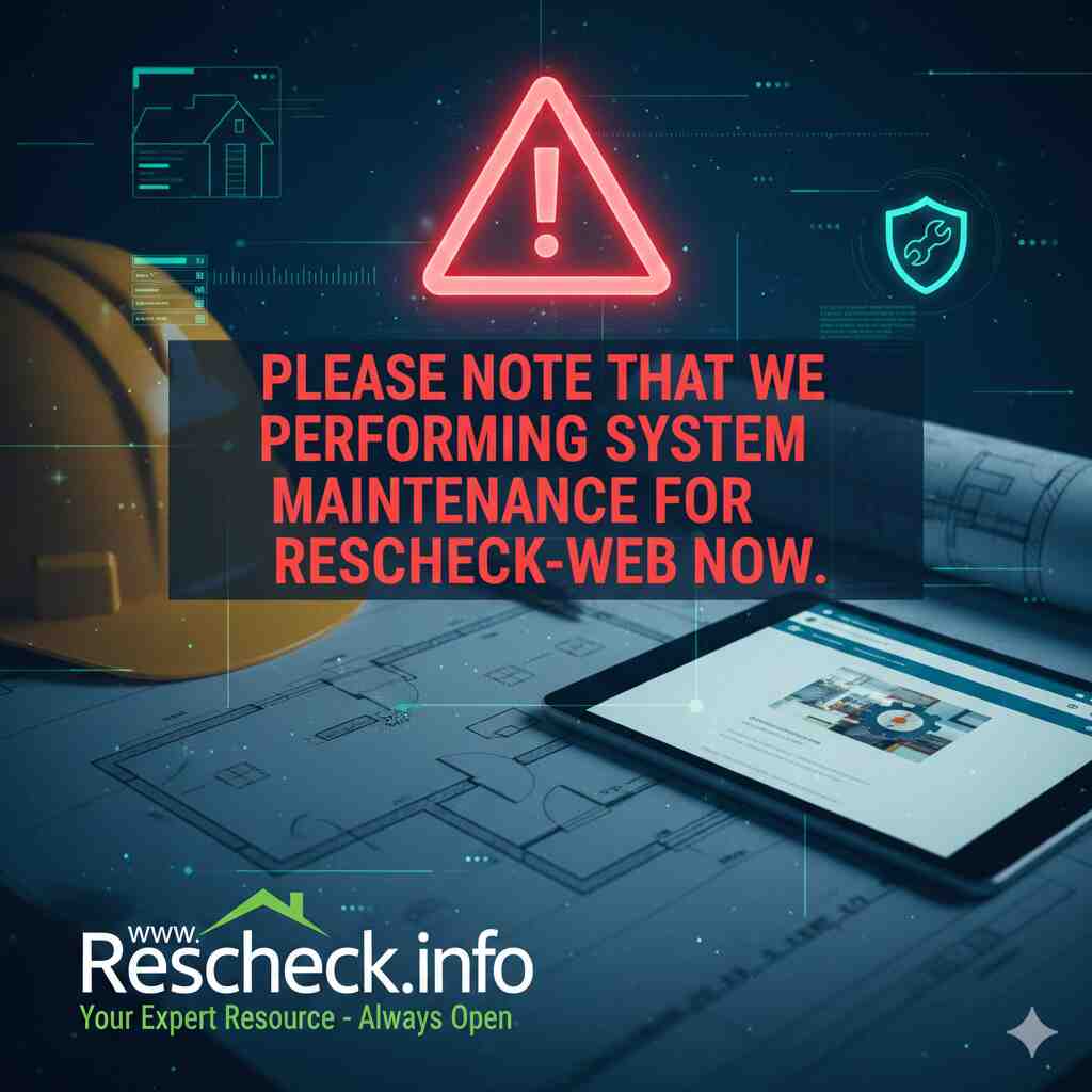 New Rescheck Web Red Help Message