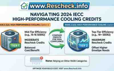2024 IECC R408.2.2 Credits: High-Performance Cooling Options for REScheck